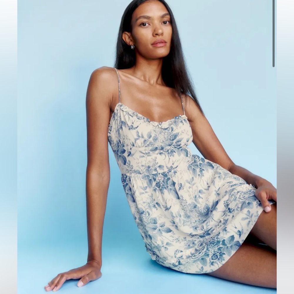 NWT Reformation Marin Dress Pompadour Sz 8